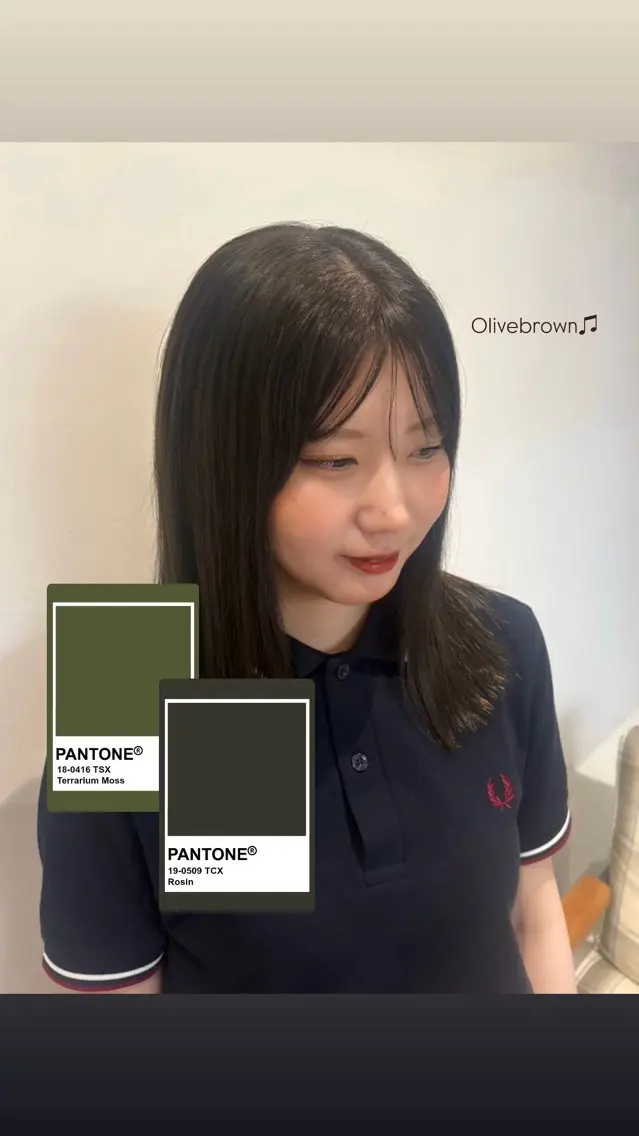 カラー ブリーチ 透明感カラー ダブルカラー ブリーチなしカラー ヘアカラー en:s/新潟 /万代/ミユのヘアスタイル