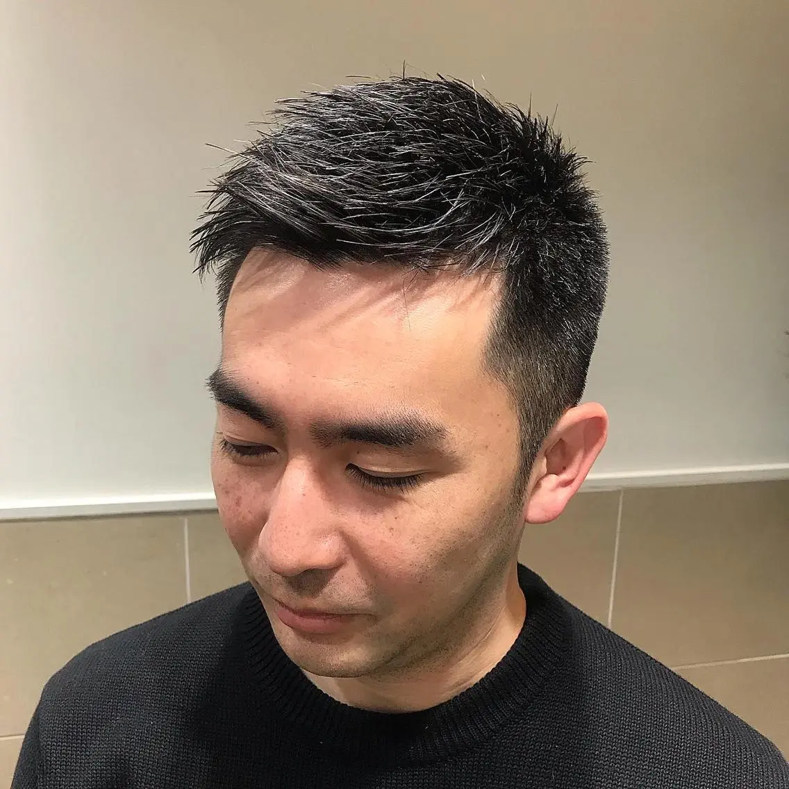 ショート プレミアムバーバー 表参道のヘアスタイル