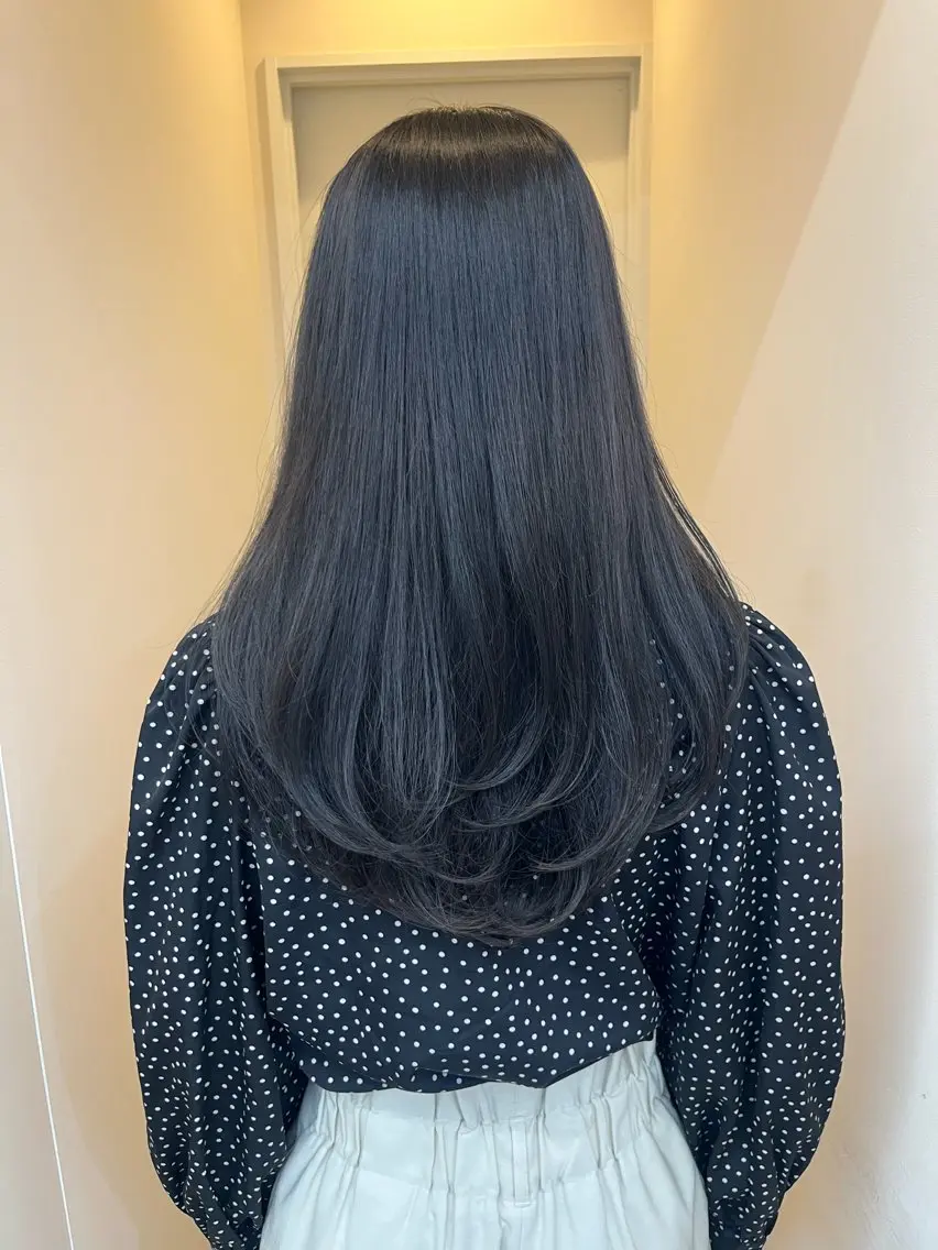 ミディアム yuka/ロング/ レイヤーカットモデルのヘアスタイル