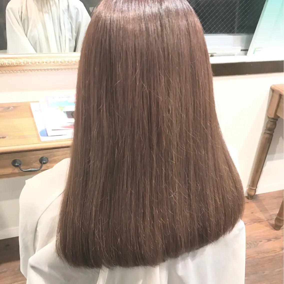 ロング カラー ヘアアレンジ ロング オルチャンヘア 柔らか垢抜けｶﾗｰと ｶｯﾄ🫧ASUKAのヘアスタイル