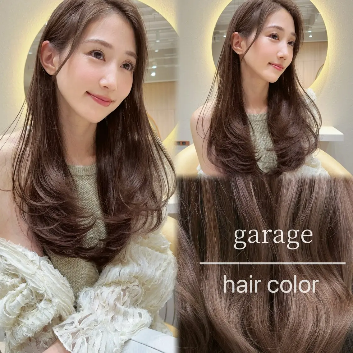 ロング カラー カット ヘアカラー トリートメント 美髪縮毛矯正✨🫧 レイヤー川村利幸のヘアスタイル