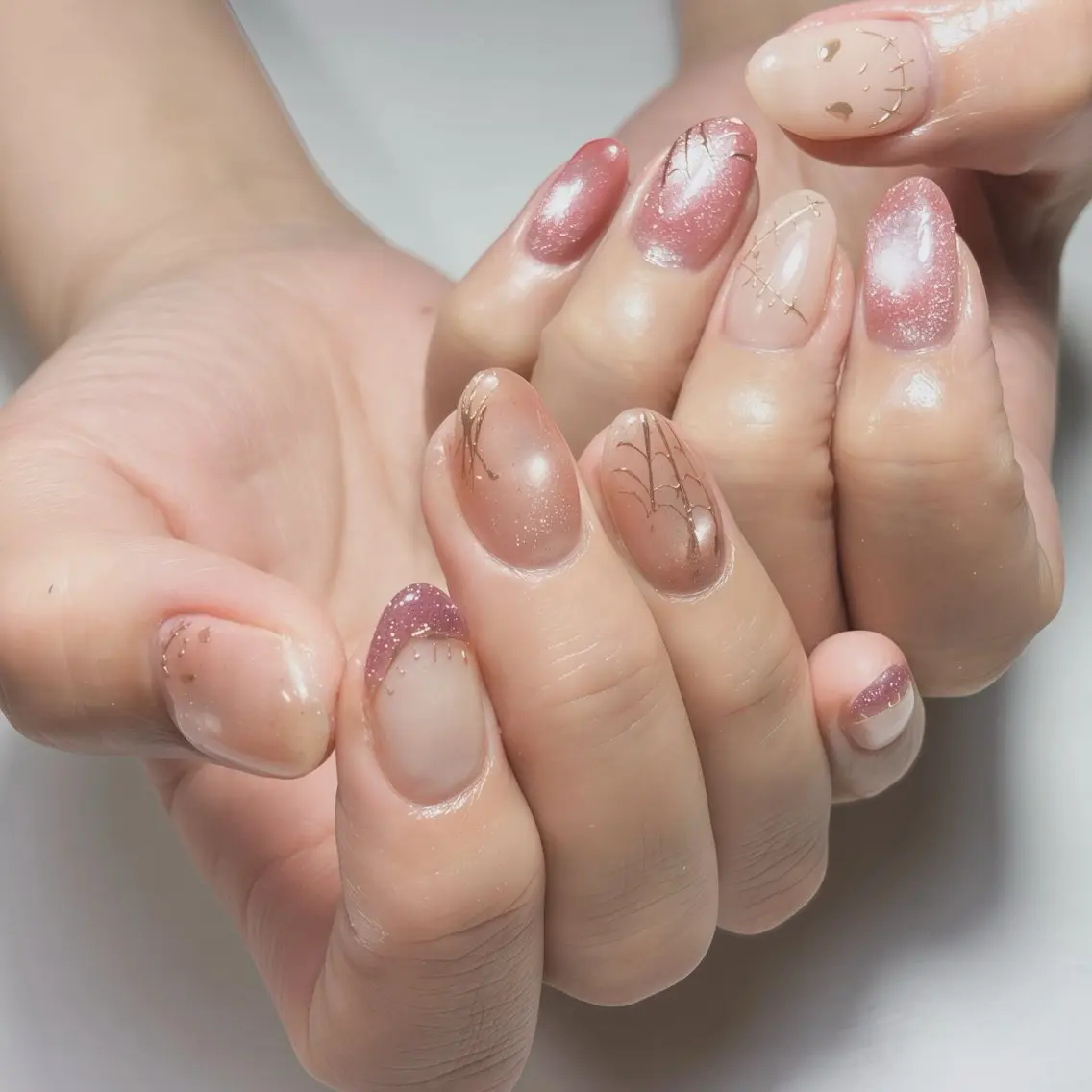 ネイル フットネイル ジェルネイル マグネットネイル ニュアンスネイル オフィスネイル ハンドネイル nail salon anoneのネイルデザイン