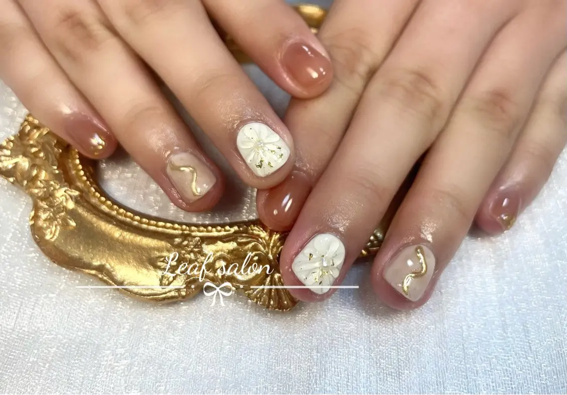ネイル LEAF🍃 リーフのネイルデザイン