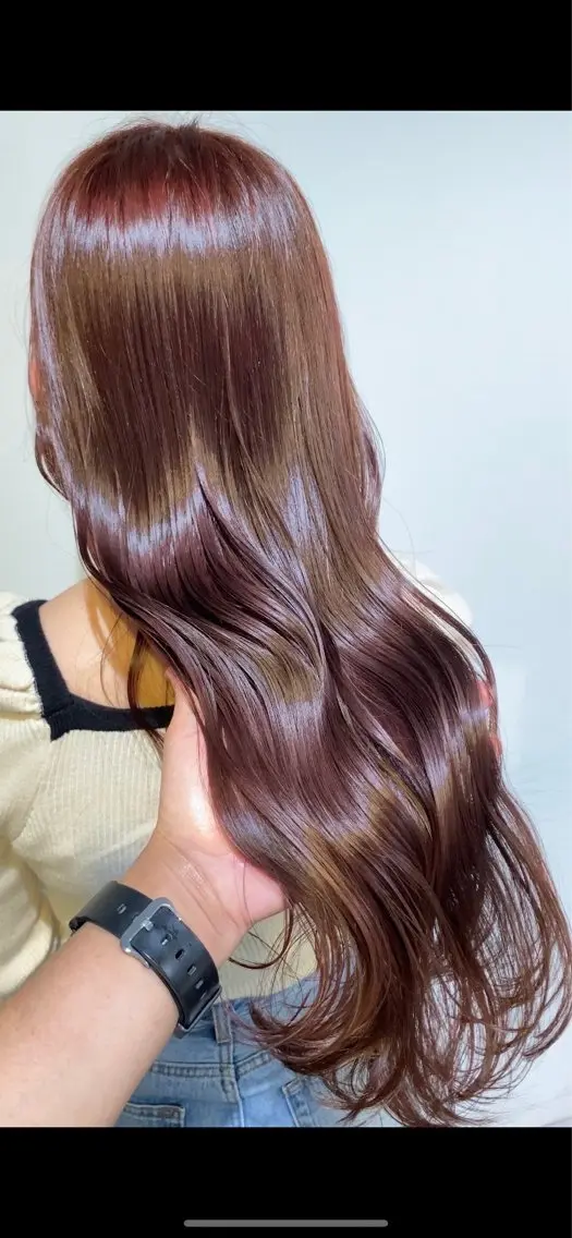 ロング 髪質改善 トリートメント ヘアセット アレンジ🎀ツヤ髪✨ 北野亜優実🌱のヘアスタイル