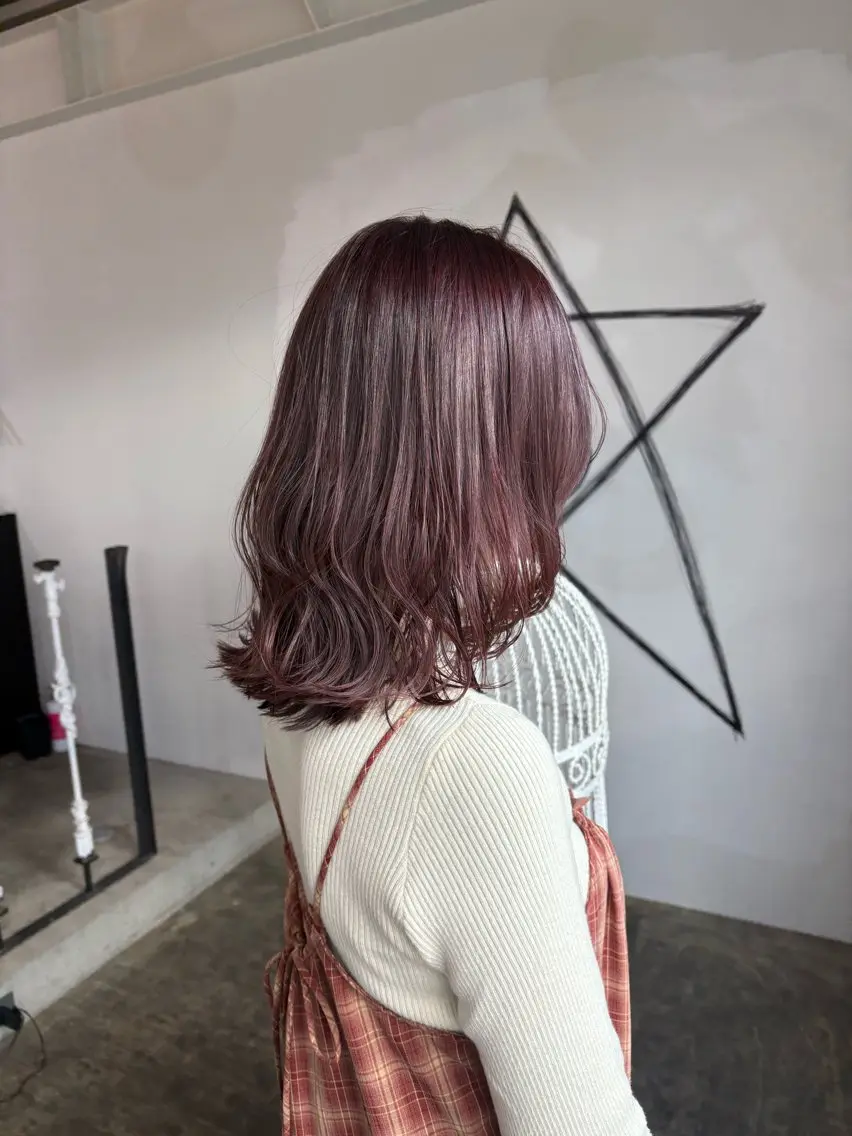 ミディアム fukuma hikariのヘアスタイル