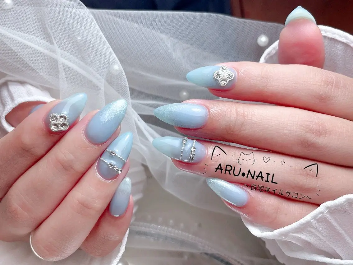 ネイル シンプルネイル ARU·NAIL 自宅サロン港区宝神のネイルデザイン