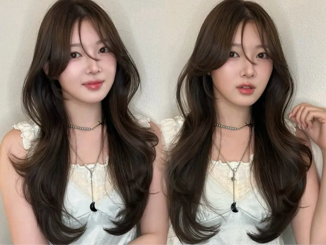 ロング レイヤー/ ダブルカラーセナ🎀のヘアスタイル