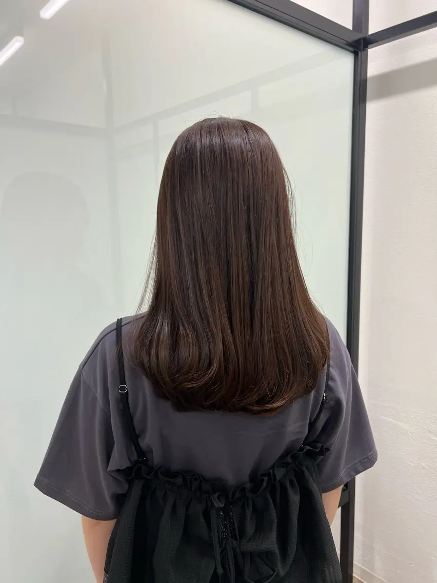 ロング カット ヘアカラー トリートメント 似合わせヘア🫶🏻 つきいてるみのヘアスタイル