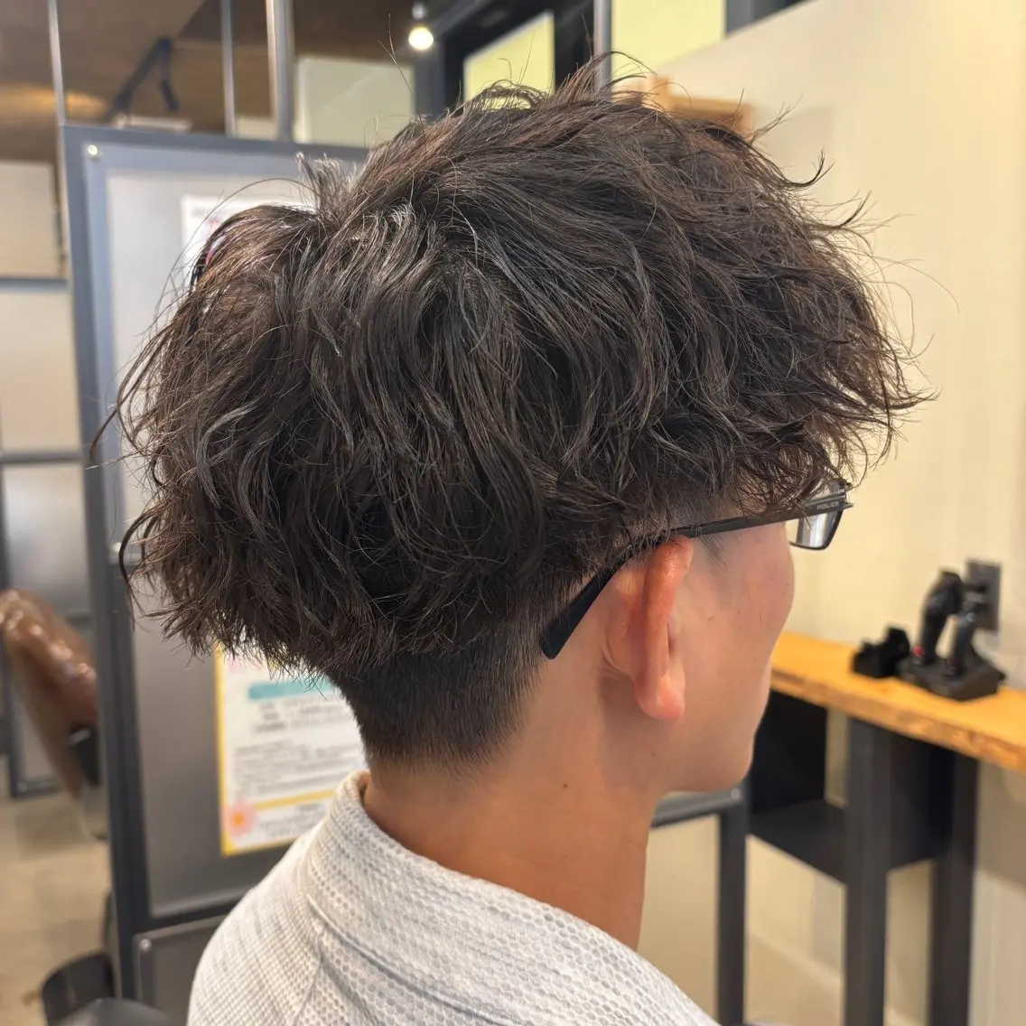【紹介限定】メンズカット+おすすめパーマ+シェービングor眉カットの写真