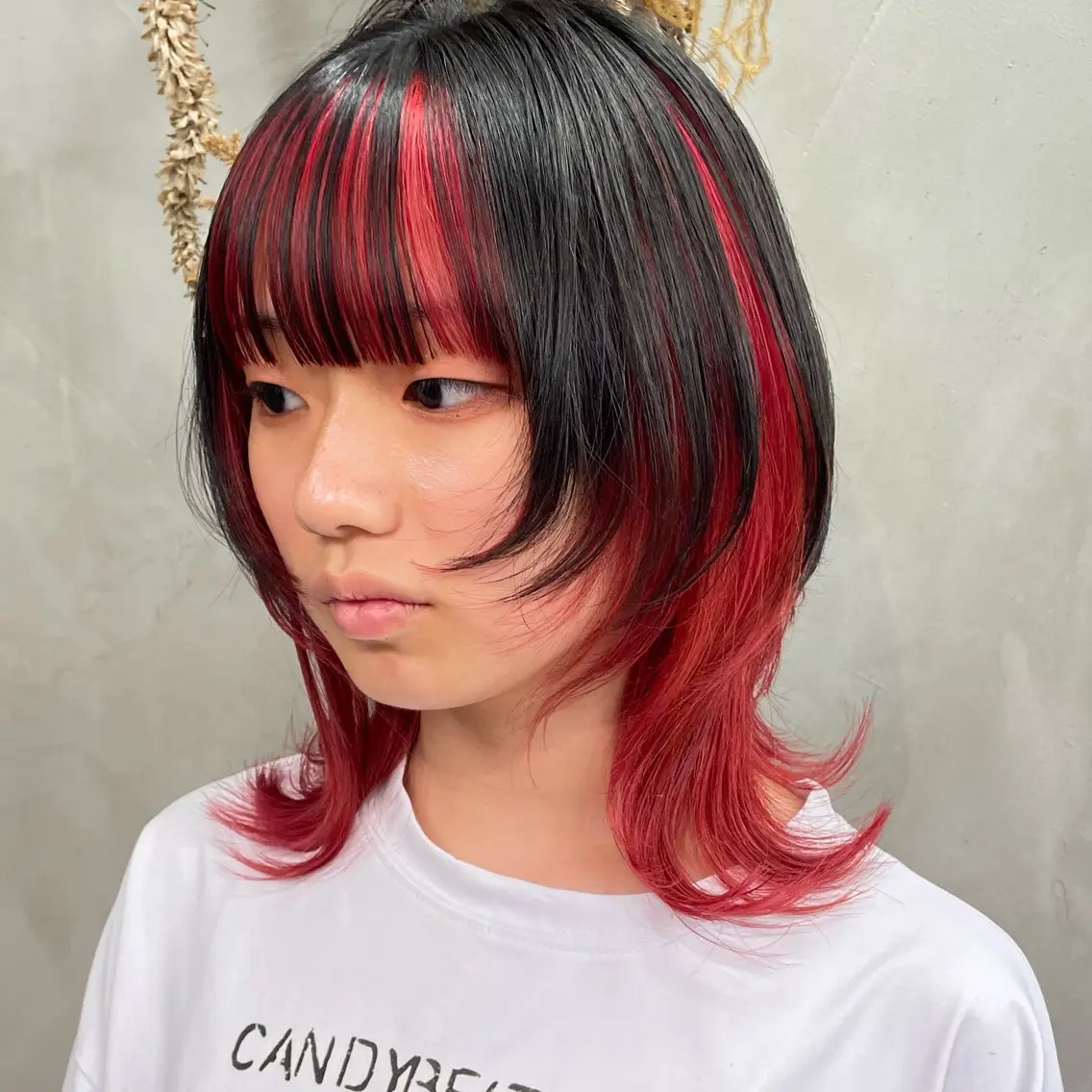 ミディアム カラー カット ヘアカラー RorriM natsuのヘアスタイル