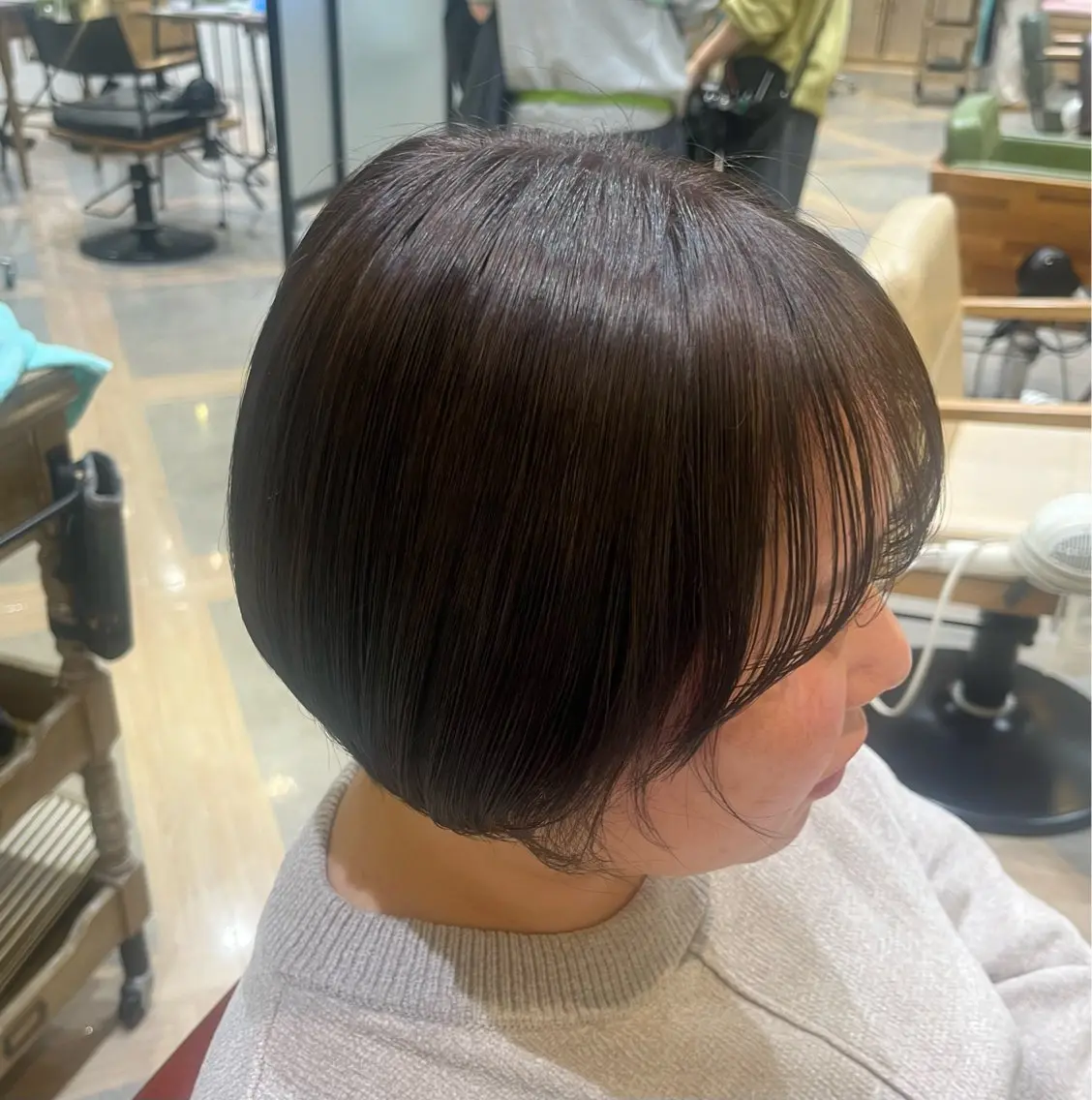 ショート カラー ショートヘア 無料カットモデル いけだあいりのヘアスタイル