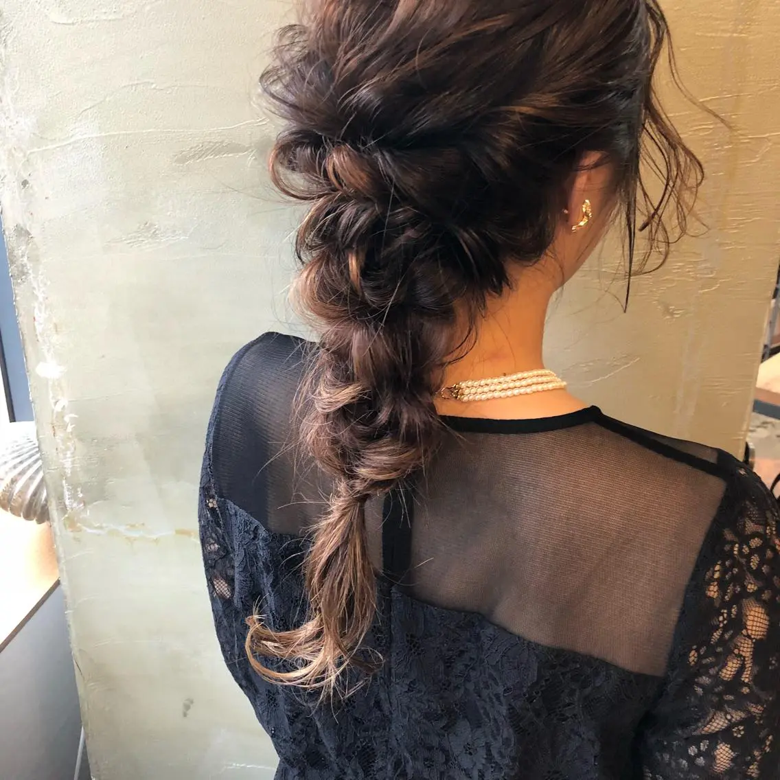 ロング カラー ヘアアレンジ 川上 智汐のヘアスタイル