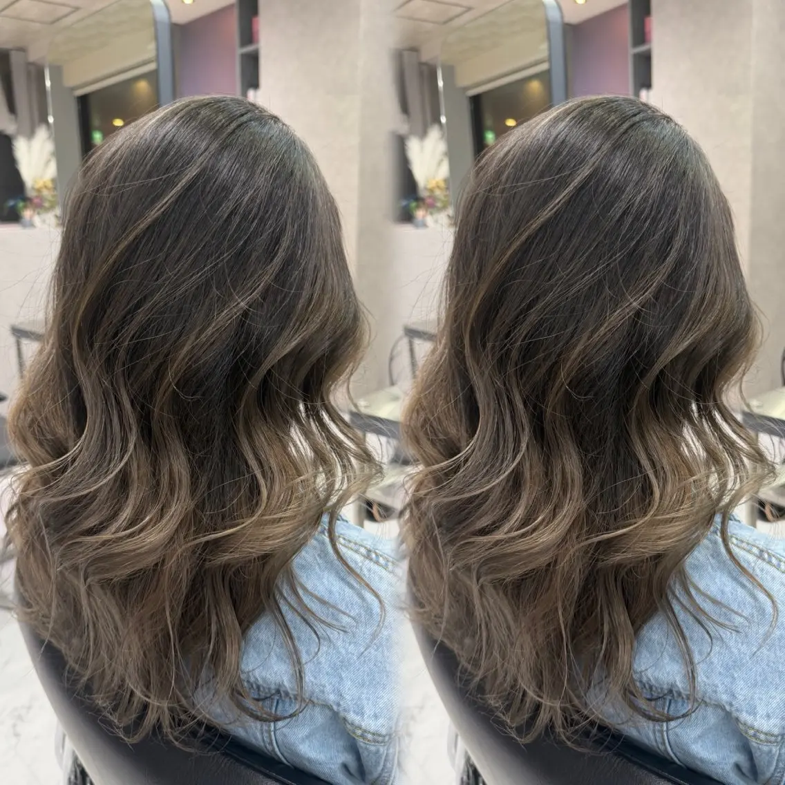 ロング カラー デザインカラー 福岡美髪矯正/ KAEDEのヘアスタイル