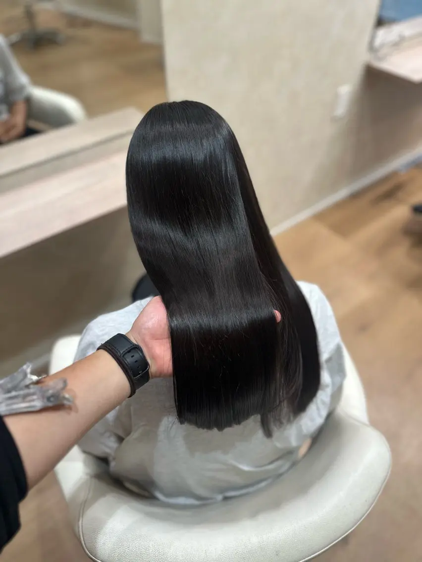 ロング カラー 髪質改善 支持率 Ｎｏ.1いぶきのヘアスタイル