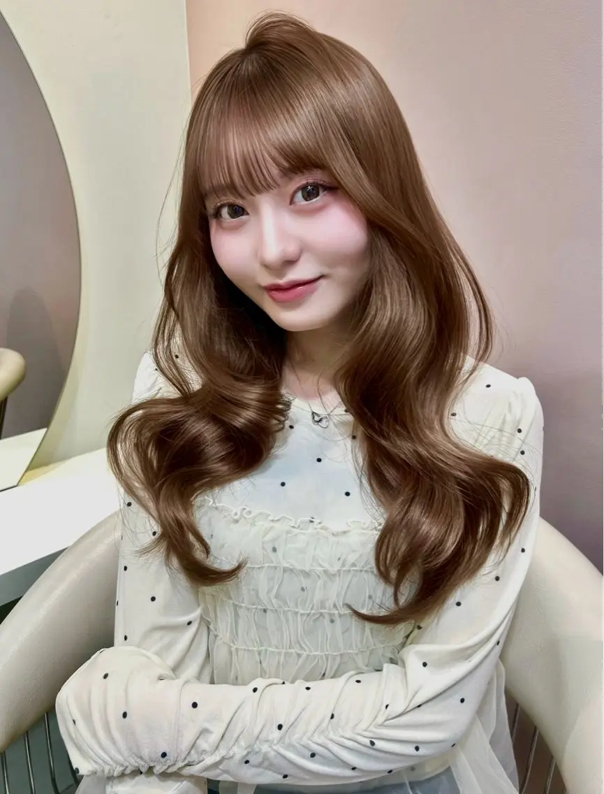 ロング ヘアアレンジ ボブ 顔周りカット ハッシュカット ハイレイヤー 髪質改善 カット ヘアカラー トリートメント ヘアセット 大宮縮毛矯正💖 ブリーチ履歴⭕️櫻井のヘアスタイル