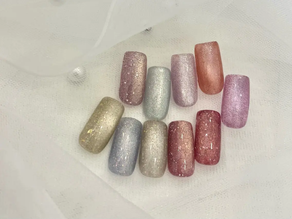 ネイル フラッシュネイル フラッシュマグ フットネイル LumiéCoeur Nanaeのネイルデザイン