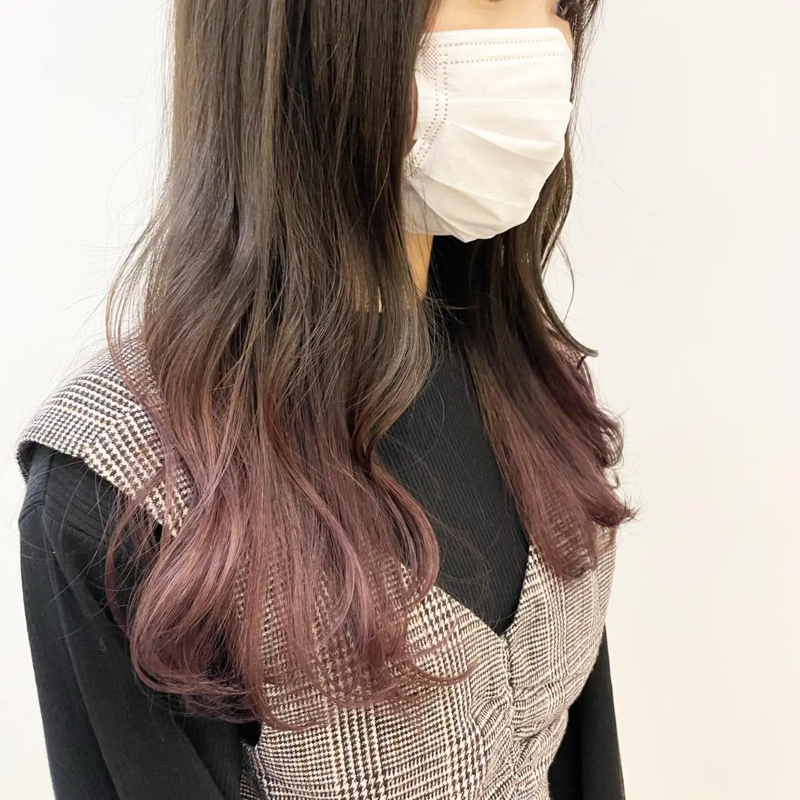 セミロング カラー 嶋佐 昌大 シマサマオのヘアスタイル