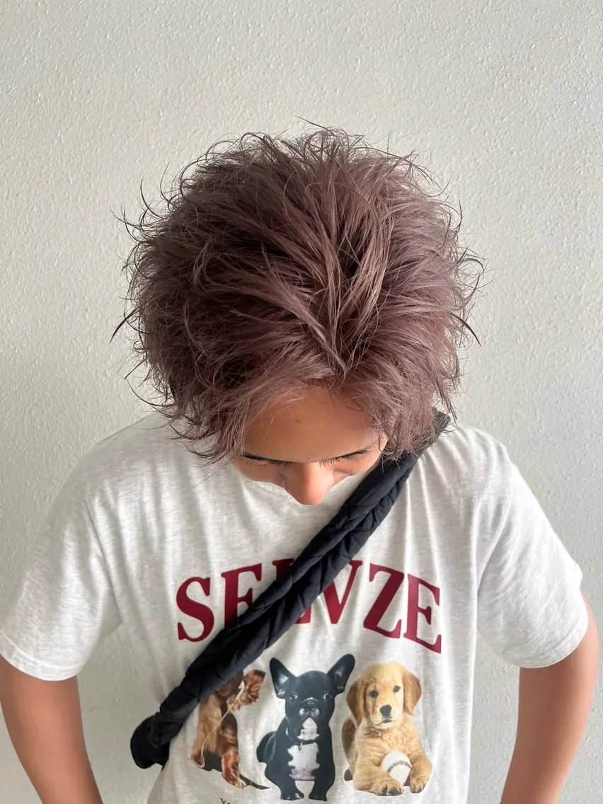 カラー メンズ 湖城 恵吾のヘアスタイル
