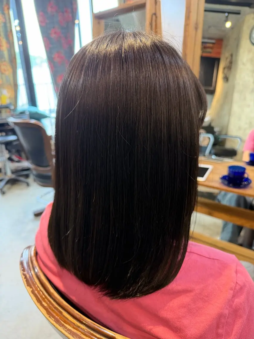 ミディアム カラー ヘアアレンジ カット ヘアカラー トリートメント 🍀Ryosuke 🍀のヘアスタイル
