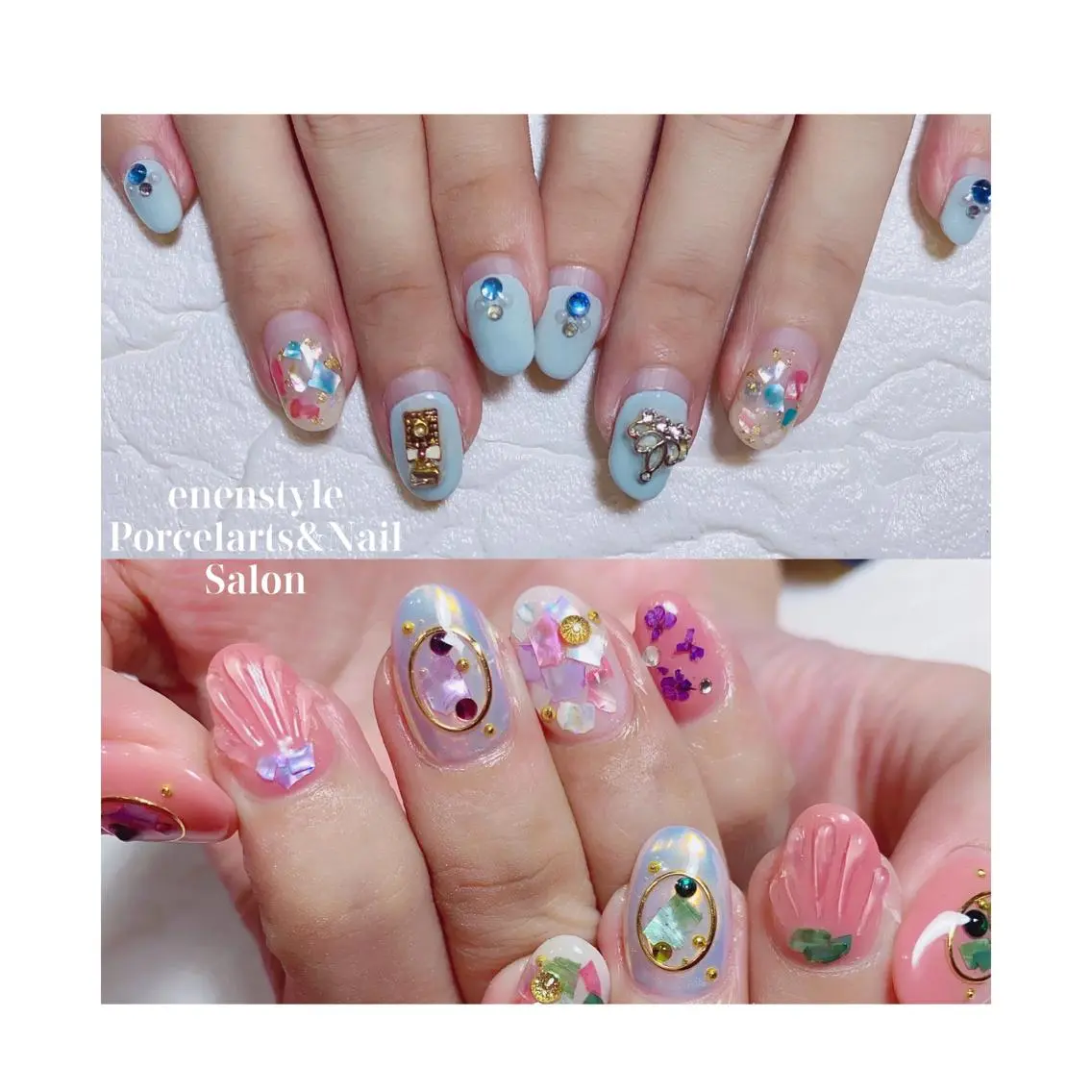 ミディアム ネイル ジェルネイル ニュアンスネイル オフィスネイル ワンカラーネイル パラジェル ハンドネイル 🐾enen style 🐾のネイルデザイン
