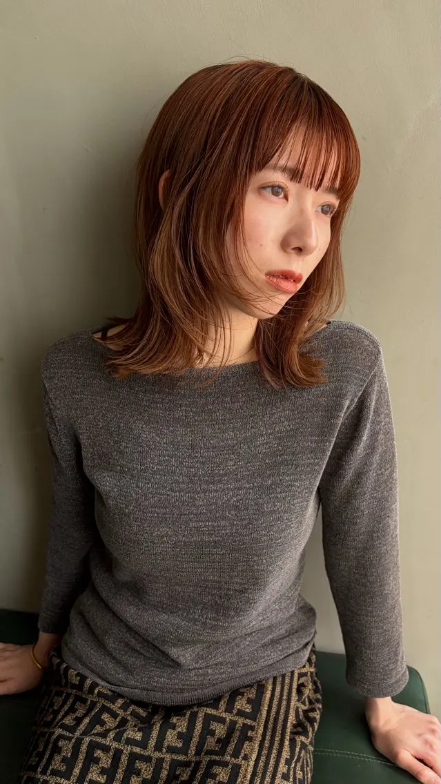 ショート カラー カット ヘアカラー トリートメント ショート/ボブ/ 心斎橋/宮脇美奈のヘアスタイル