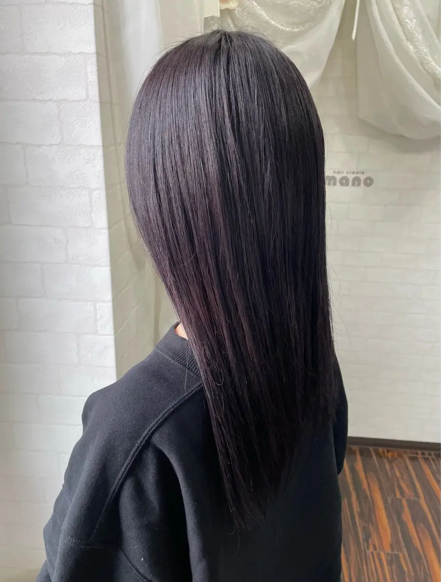ロング カラー 黒髪 ラベンダーカラー ヘアカラー トリートメント ヘッドスパ 堀一樹/ メンズヘア/パーマのヘアスタイル