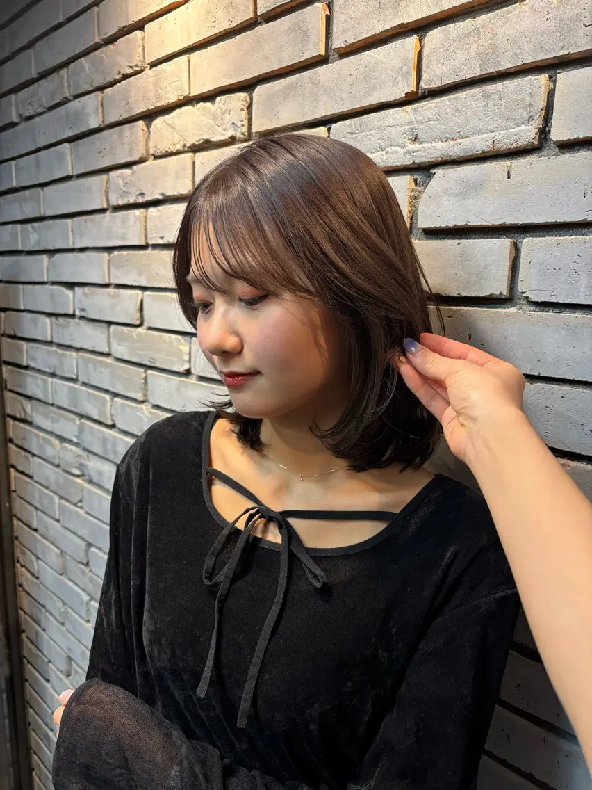 ミディアム 似合わせカット 無料パーマモデル募集 /立川/ユウリのヘアスタイル