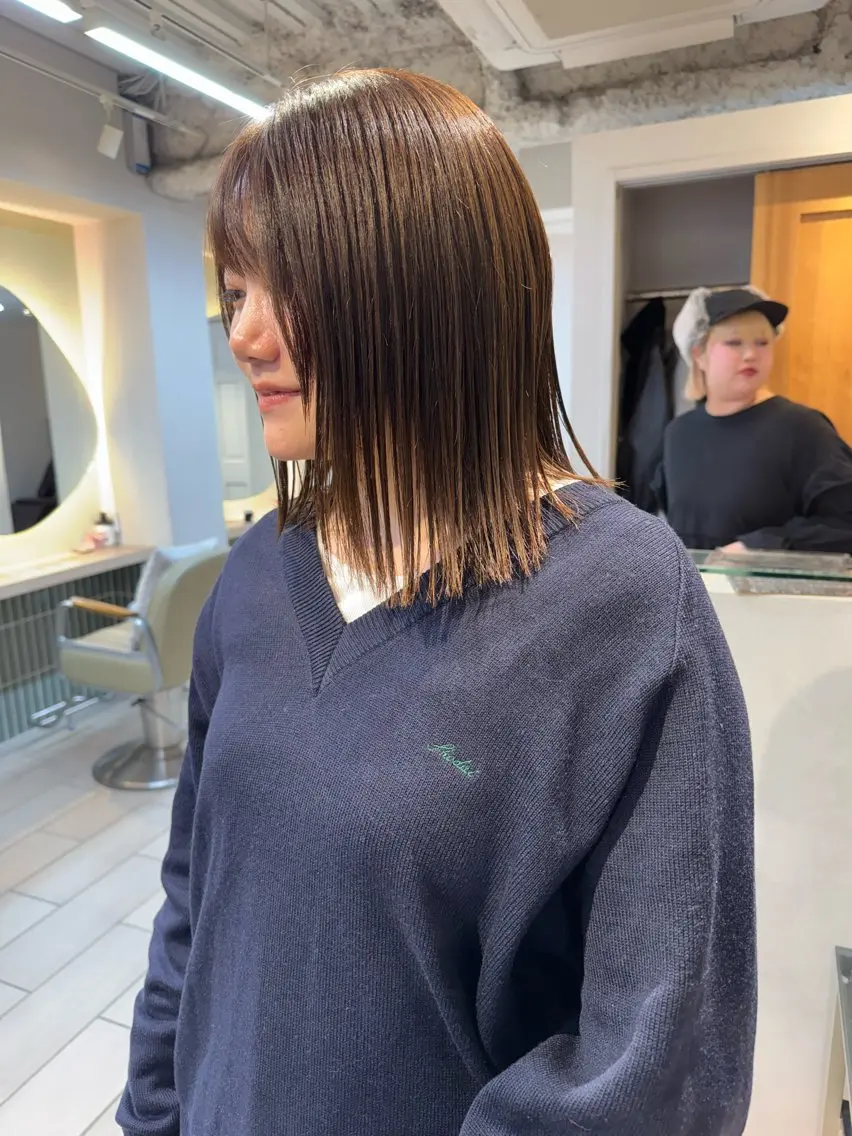 カラー ベージュカラー 透明感カラー 韓国風カラー ラベンダーカラー ラベンダーピンク ヘアカラー 樋口 将輝のヘアスタイル