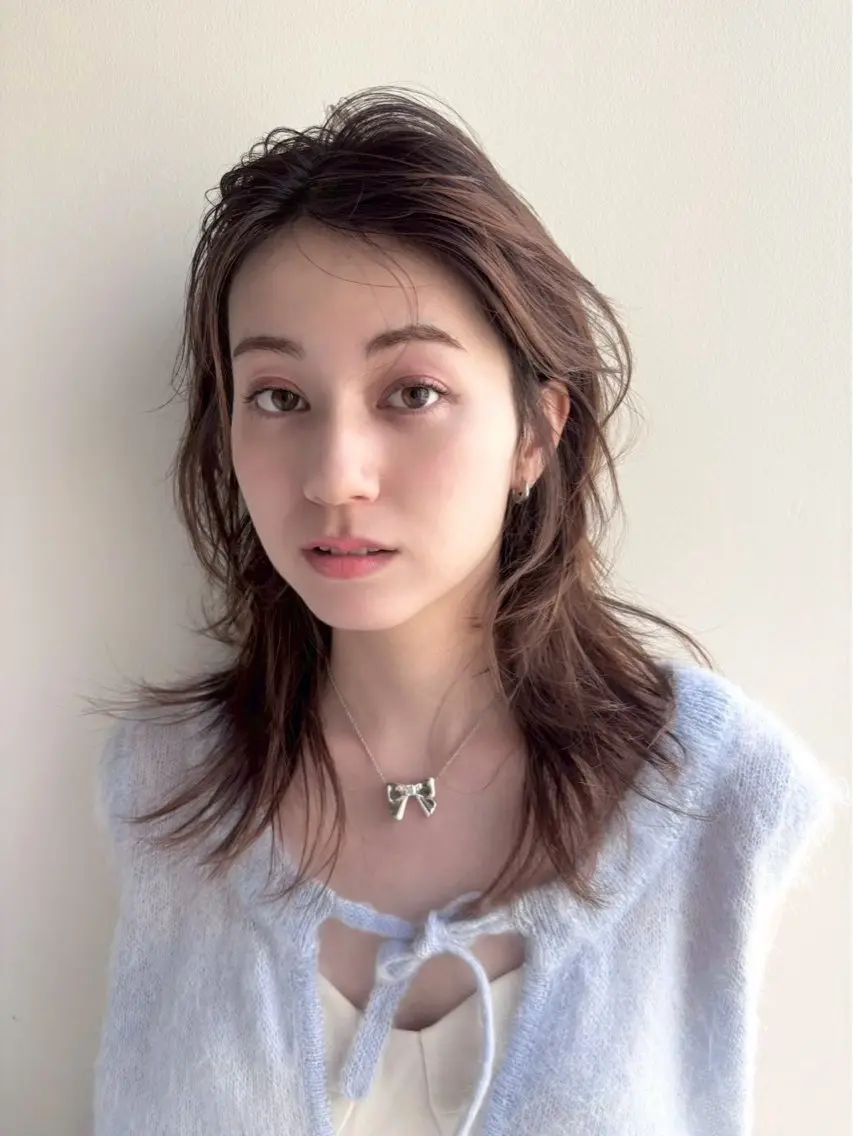 セミロング 南石 裕哉のヘアスタイル