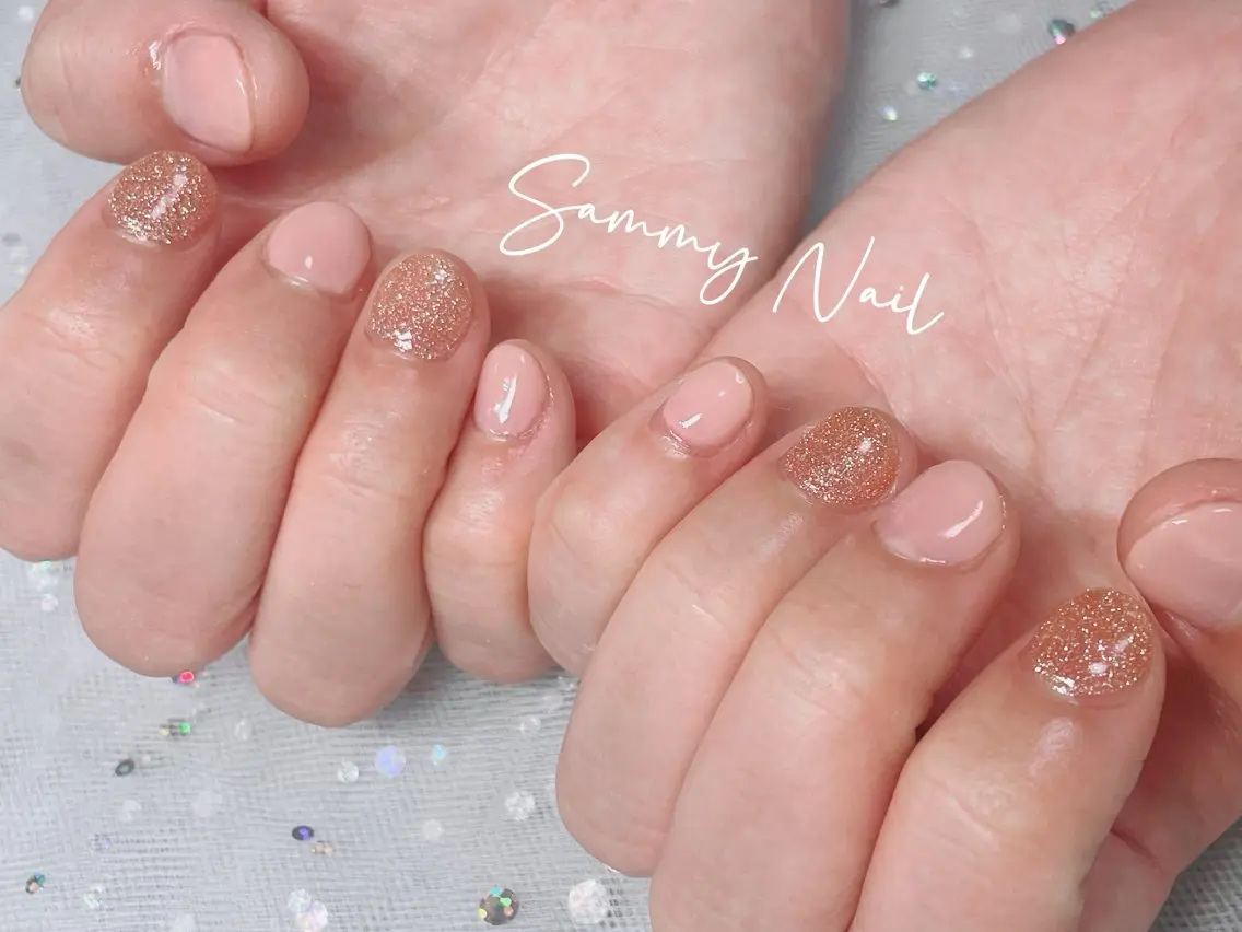 ネイル ワンカラーネイル 春ネイル ハンドネイル Sammy Nailのネイルデザイン