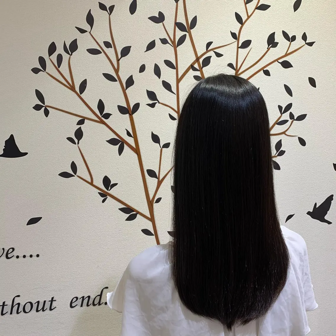 ロング 縮毛矯正 小白井 由美のヘアスタイル