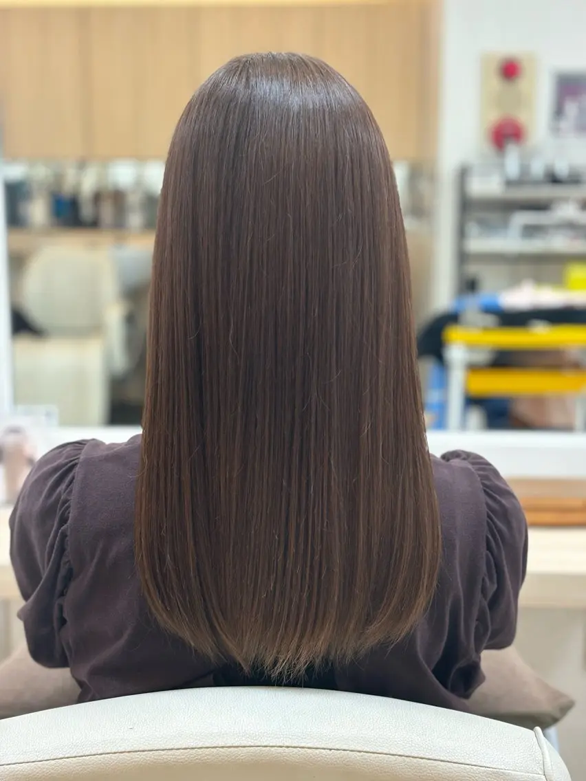 🌈人気No. 1メニュー✨カット＋艶カラー＋美髪トリートメント（白髪予防ケア付）の写真
