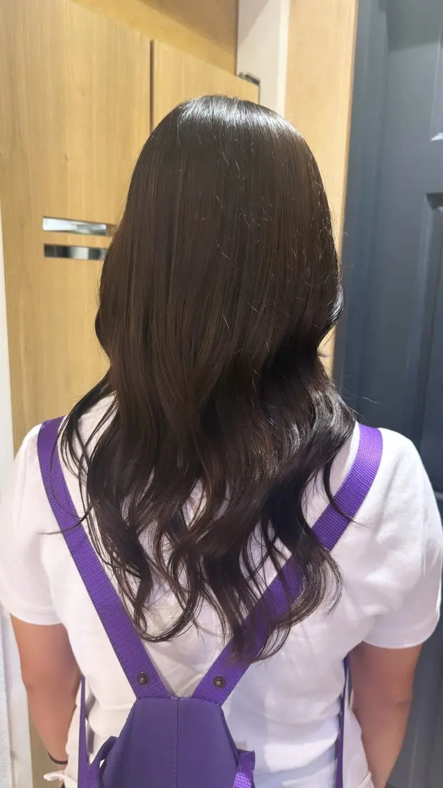 セミロング カット ヘアカラー ナチュラルカラー /AKIR‎A🌝のヘアスタイル