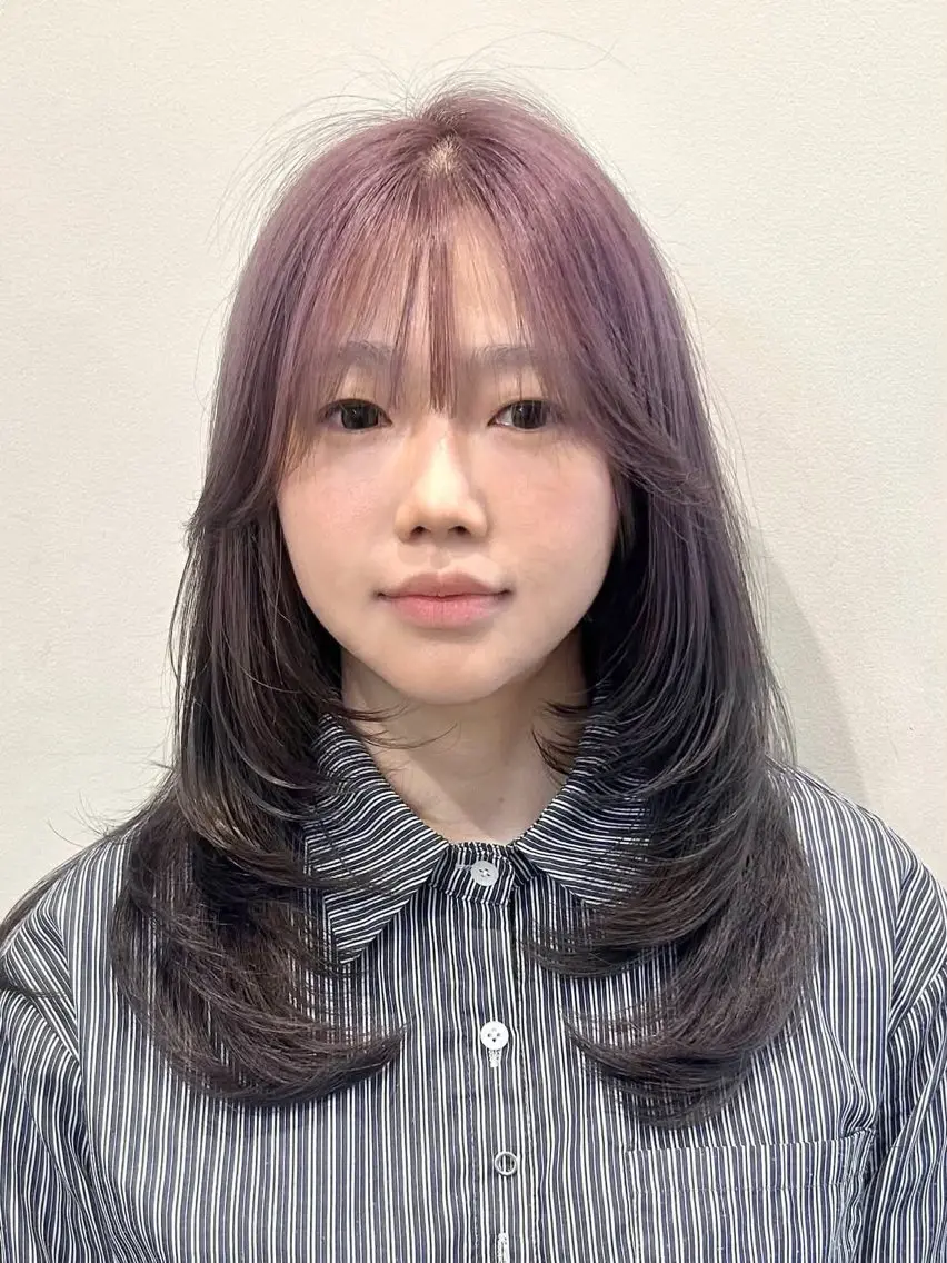 ロング カラー レイヤーカット レイヤーカット♡ のぐちまおのヘアスタイル