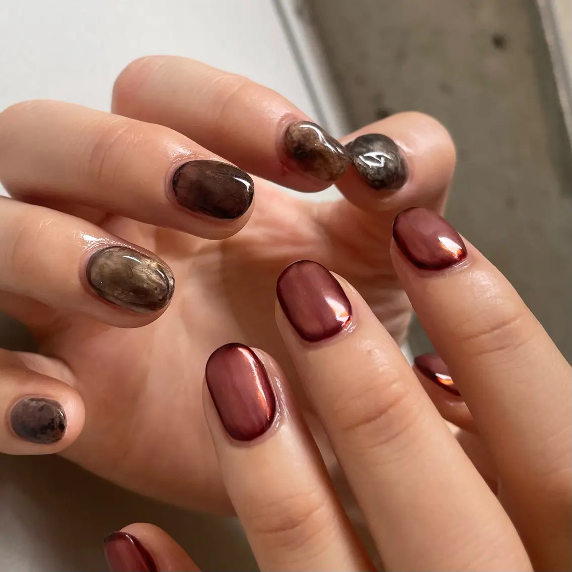ネイル ニュアンスネイル Manon Yuiのネイルデザイン