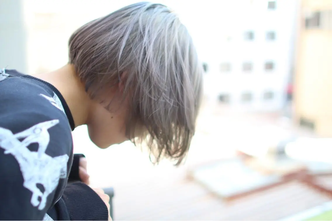 ミディアム カラー 堺 鳳 ママ美容師 yukariのヘアスタイル