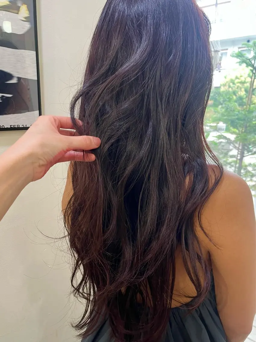 ロング カラー ヘアカラー miyuki✴︎ /原宿美容室のヘアスタイル