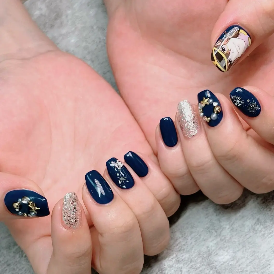 ネイル ハンドネイル ハンドケア shino🌟 痛ネイルのネイルデザイン