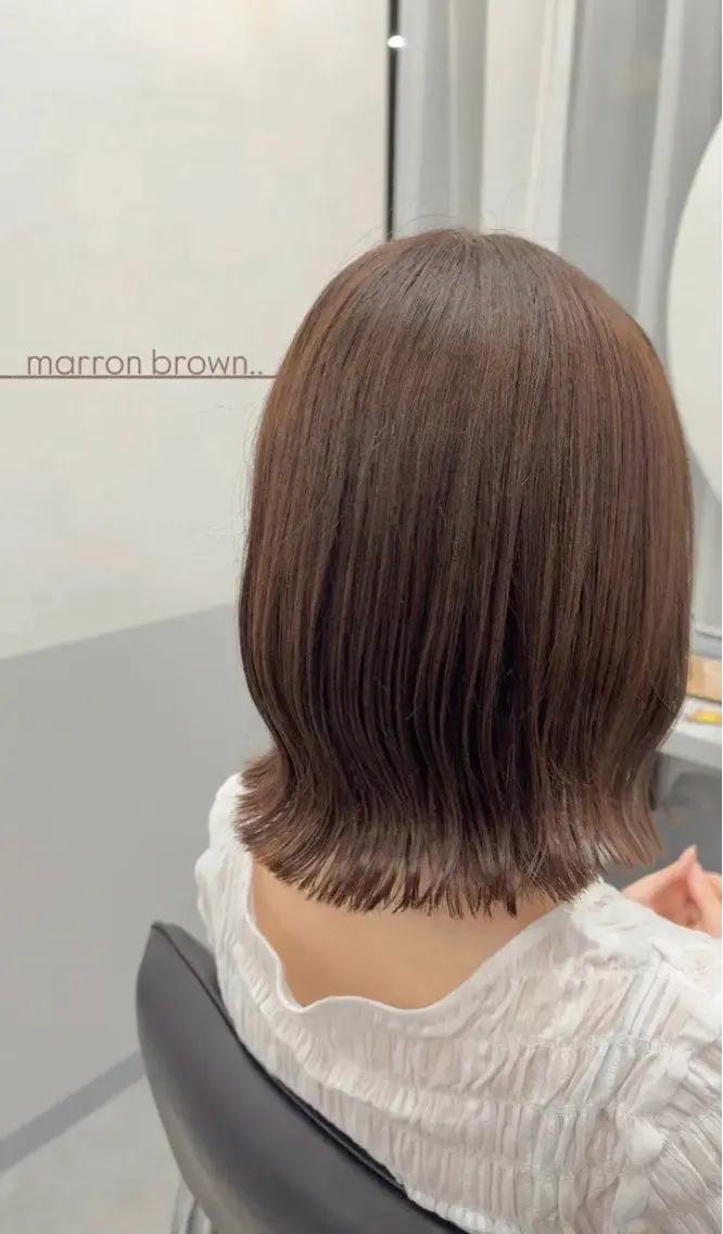 【🫧頭皮が染みないカラー🫧オイル成分60％配合☆】似合わせカット+イノアカラー+COTA sh/trの写真