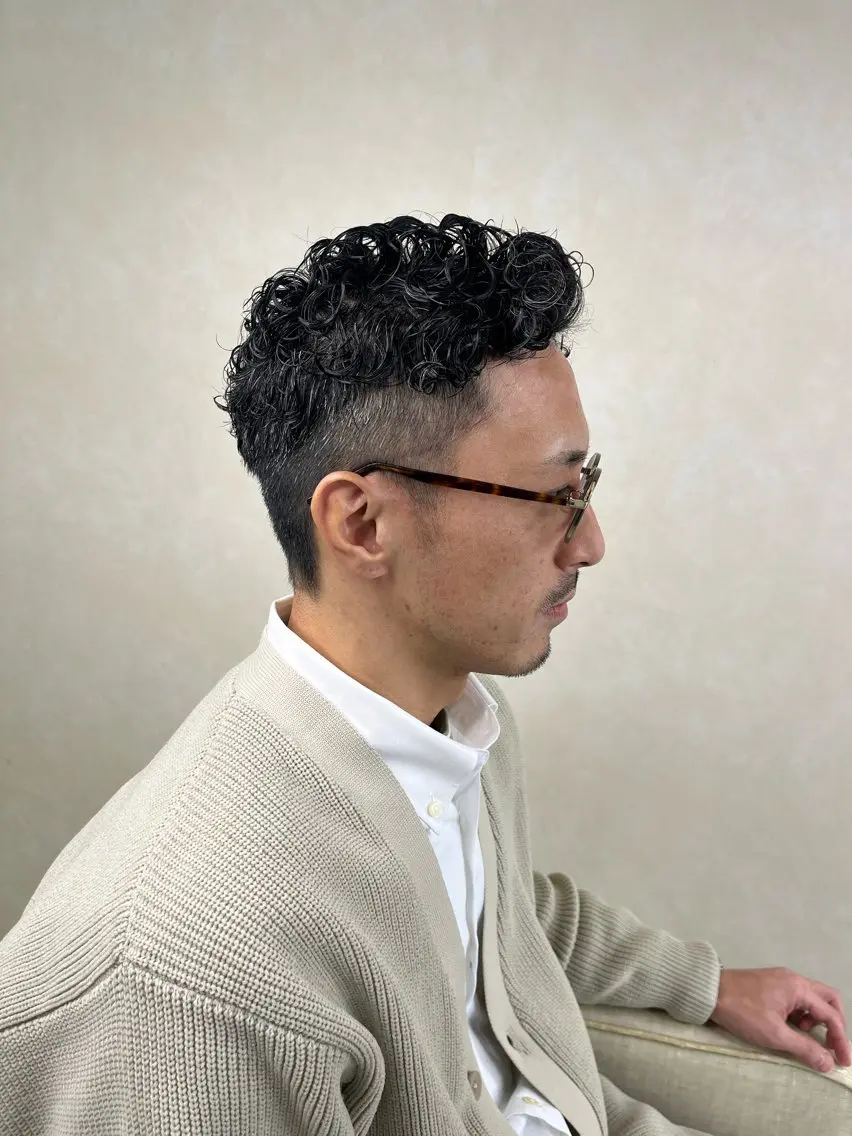 ショート パーマ メンズ メンズパーマ メンズショート ショートヘア カット パーマ メンズ特化✨パーマス タイル大得意安田海斗のヘアスタイル