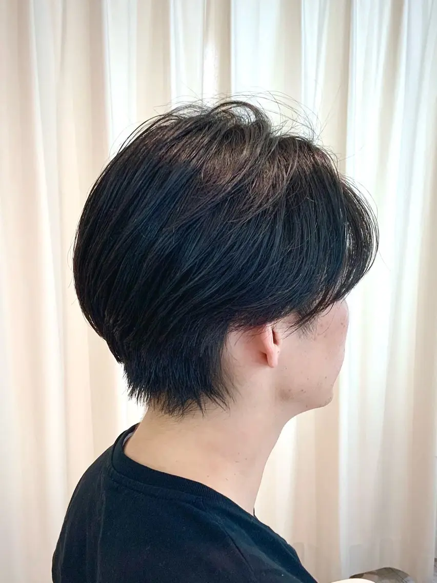 パーマ メンズ メンズパーマ カット パーマ 片瀬 結のヘアスタイル