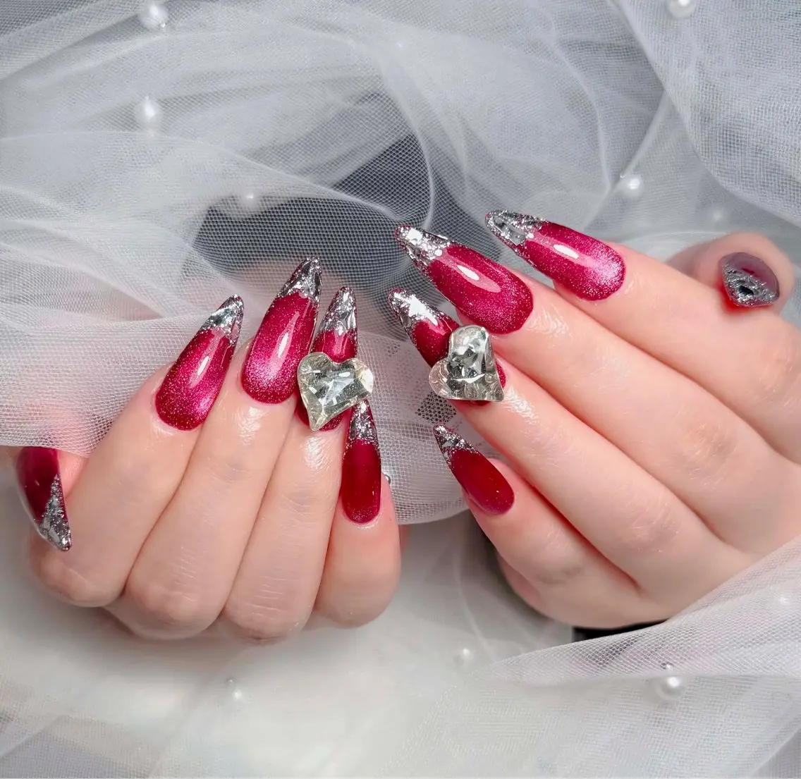 ネイル アートネイル 韓国ネイル 持ち込み ワンホンネイル ハンドネイル Lenie Nail Salonのネイルデザイン