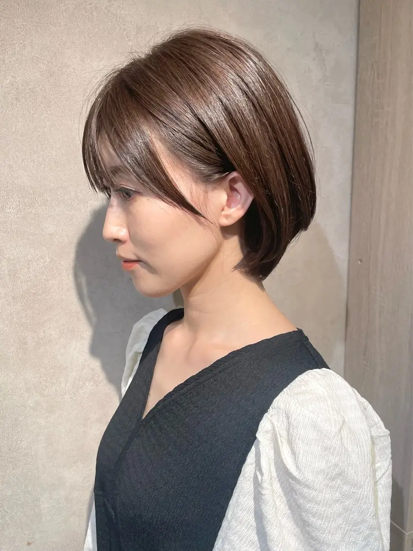 ショート カット ヘアカラー トリートメント 浅原大輝 /髪質改善の達人のヘアスタイル