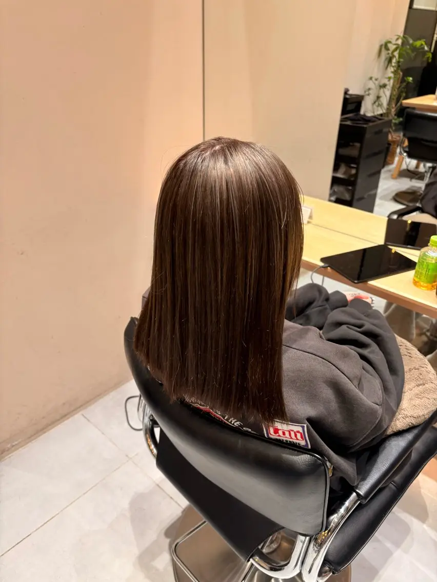 ロング ヘアカラー トリートメント 🌷花音🌷メンズ /艶カラー/Wカラーのヘアスタイル