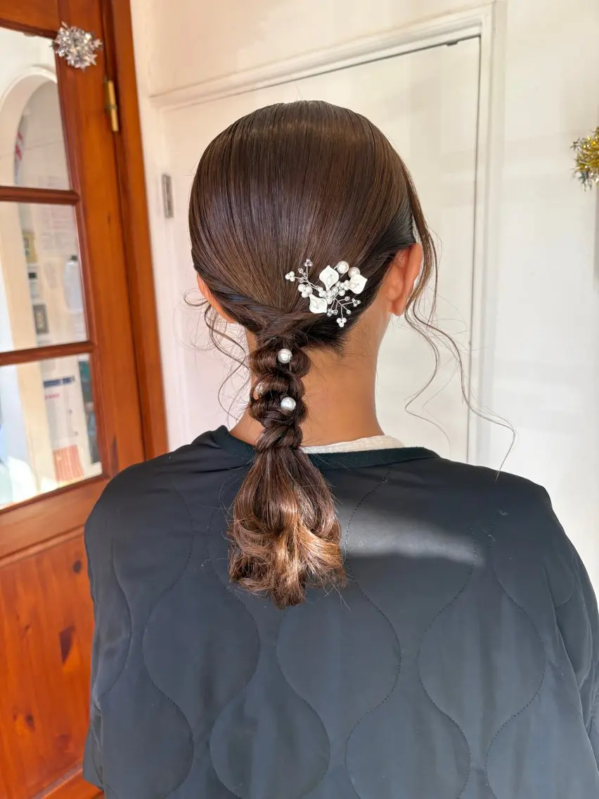 ヘアアレンジ ヘアセット 塔崎 りこのヘアスタイル