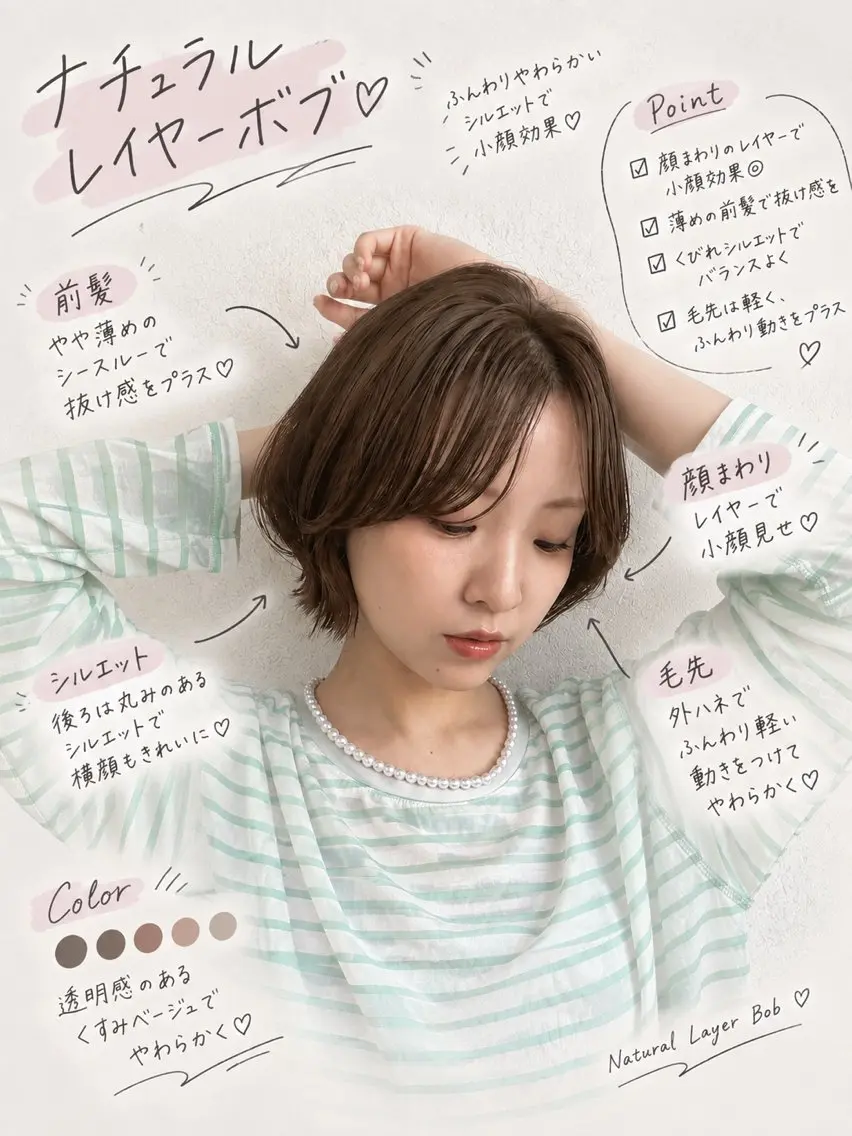 ミディアム カラー ヘアカラー ナチュラル🕰️流山 /Ruko🌱のヘアスタイル