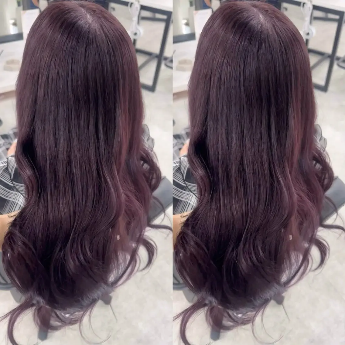 ロング カラー アッシュ アッシュブラウン ベージュカラー 黒髪 ブリーチ 赤み無し柔らかカラー 【梅田】madokaのヘアスタイル