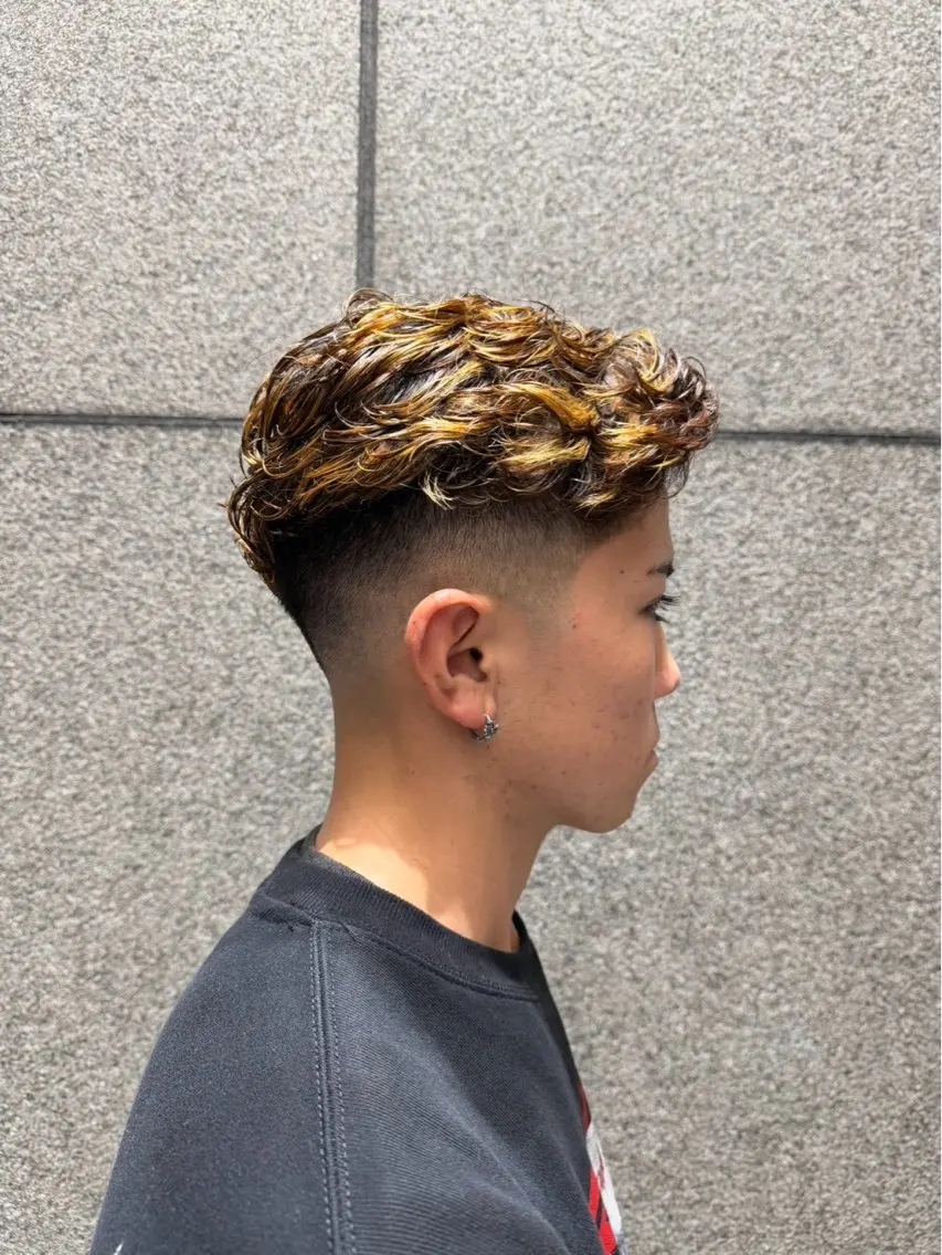 フェードカットの写真
