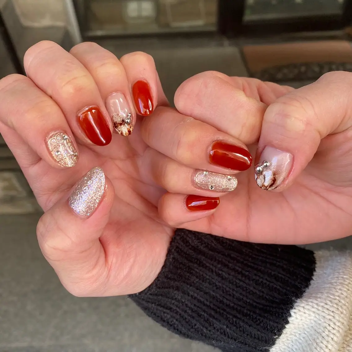 ネイル ハンドネイル 長谷川 奈緒美のネイルデザイン