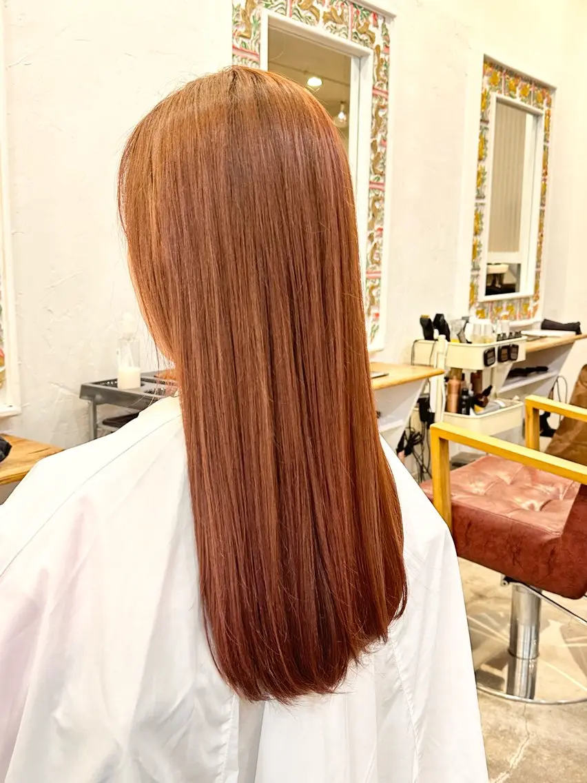 ロング カラー ヘアカラー トリートメント 村上 滉弥のヘアスタイル
